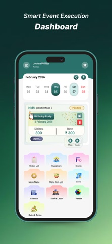 CaterersHub - Menu & Orders screenshot