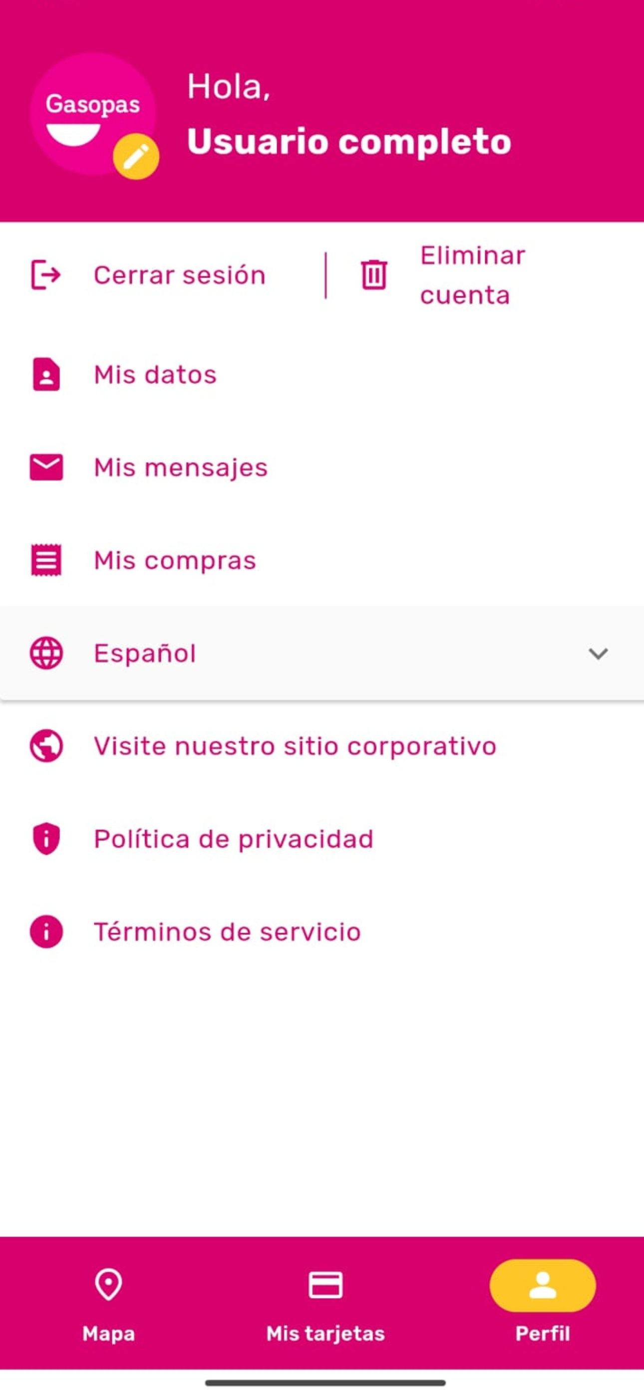 GASOPAS CARBURANTS screenshot 6