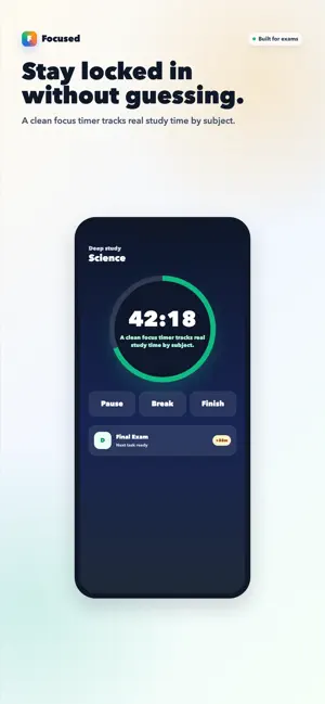 Focused: Study Planner screenshot 3