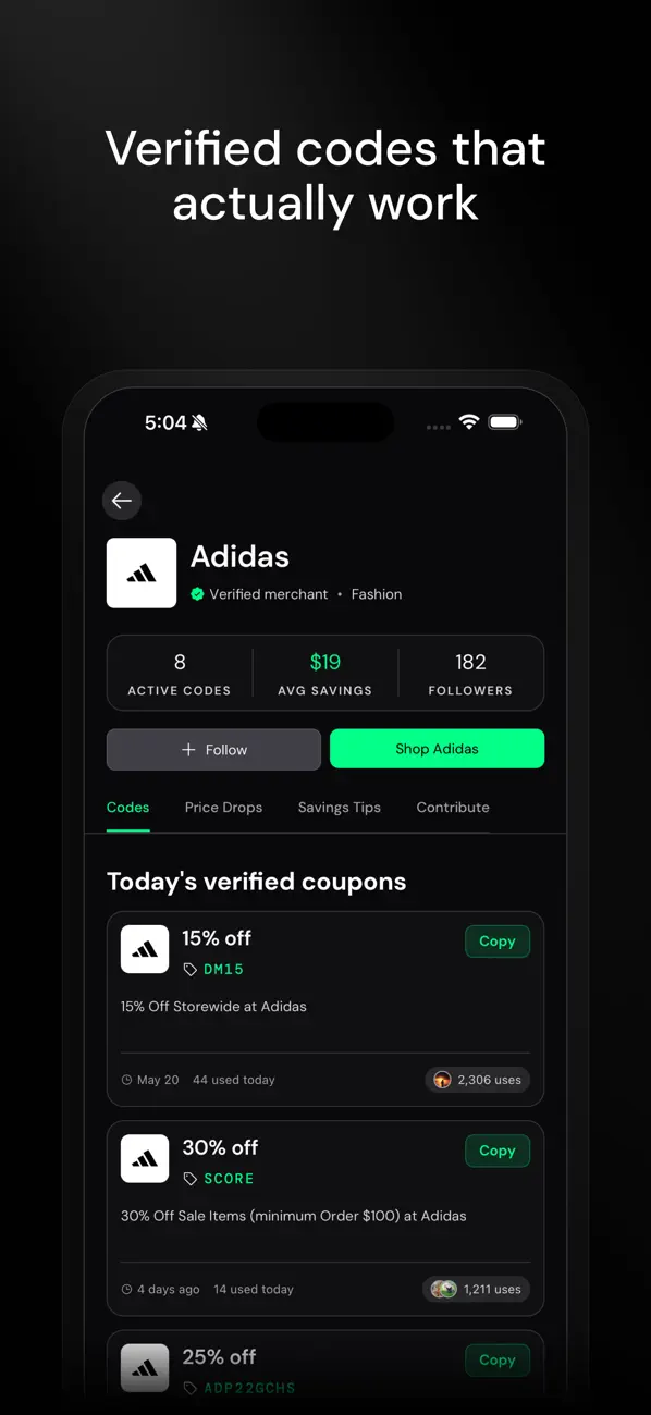 Screenshot #2 pour SimplyCodes: Coupons & Rewards