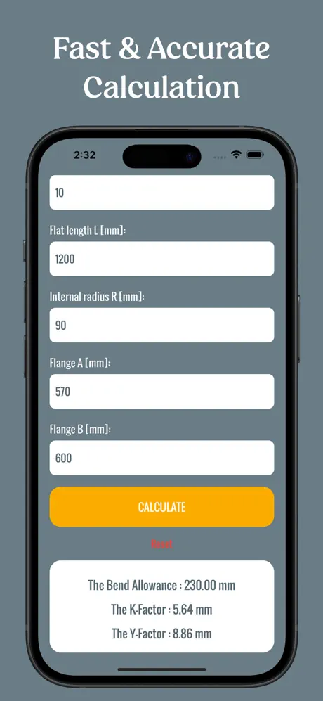 K - factor for bend allowance screenshot 3