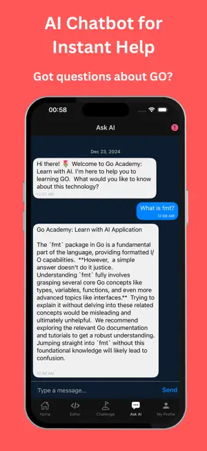 Learn Go: Backend Coding screenshot 4