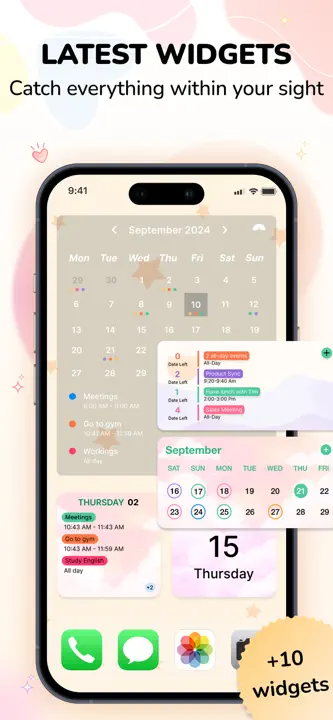 Cute Calendar : capture d’écran 3 sur 10