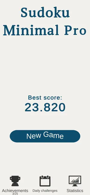 Sudoku Minimal Pro screenshot 1