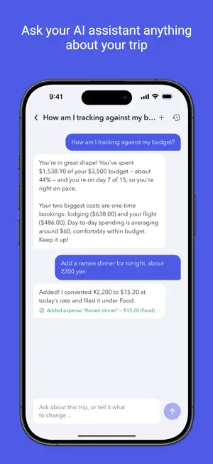SaveMyTrip - AI Travel Budget screenshot 4