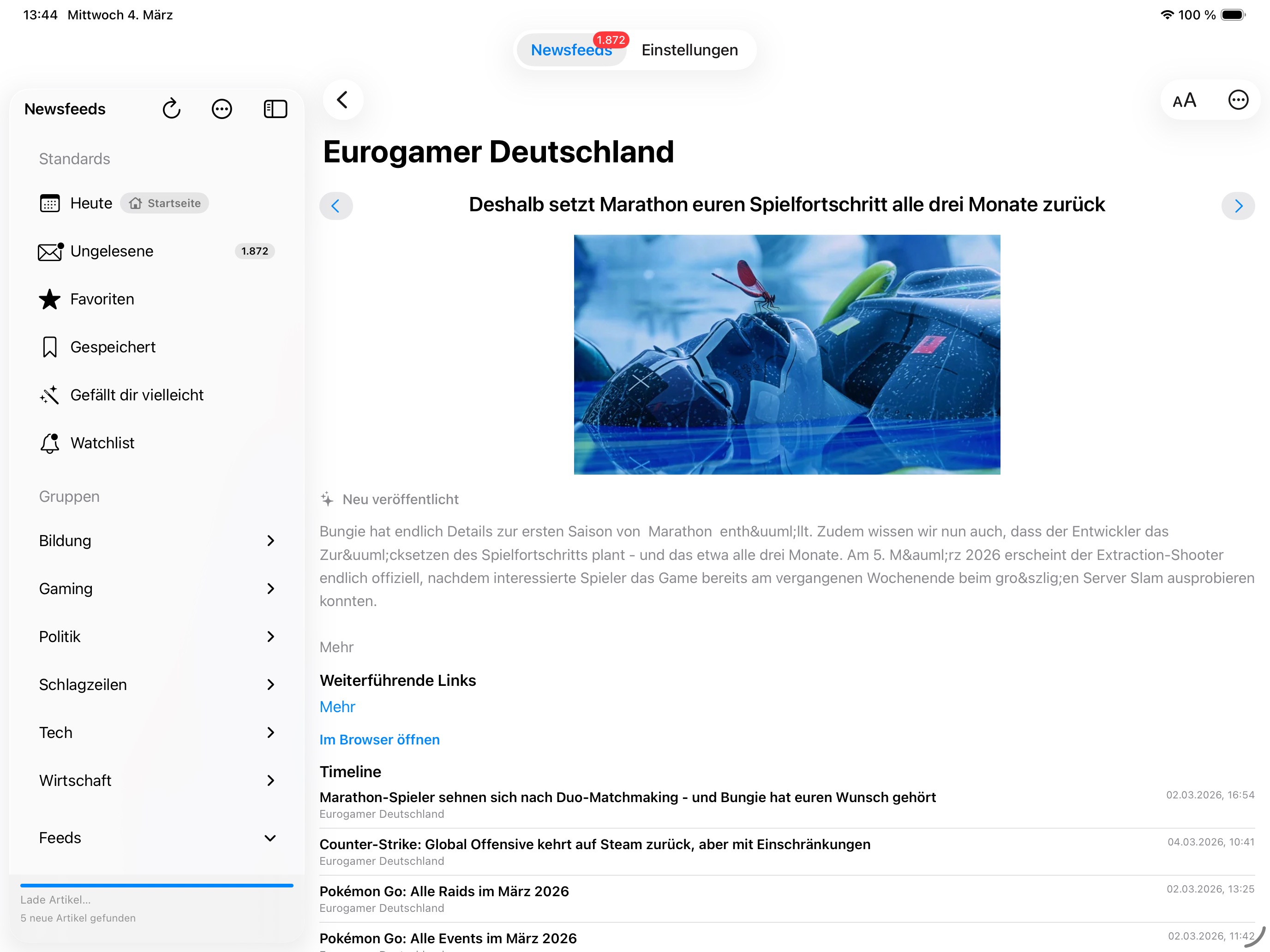 FeedFox – RSS & Social Reader Screenshot