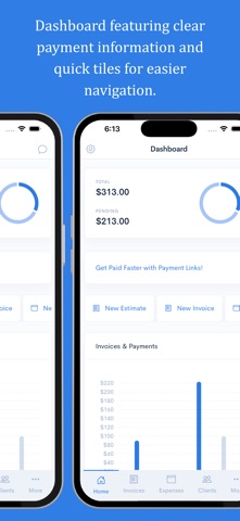 Invoice Maker - InvoiceCue iPhone screenshot