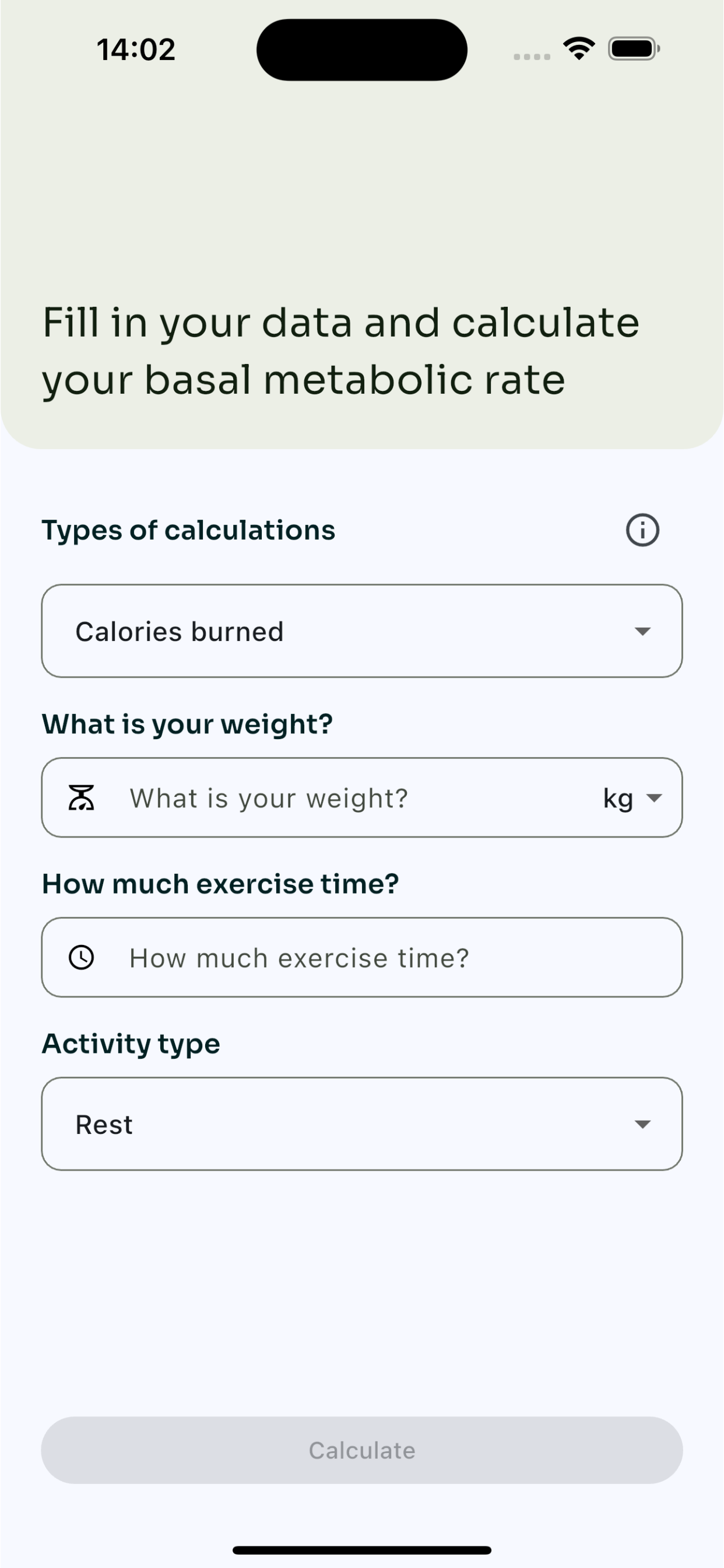 Easy BMR Calculator