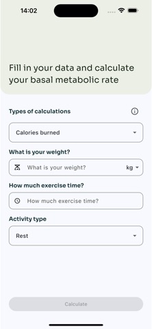 Easy BMR Calculator screenshot