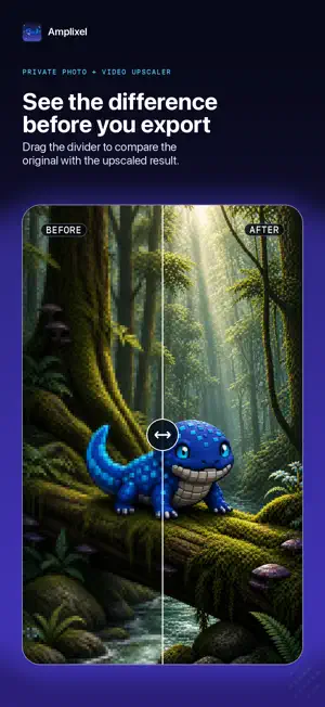 Amplixel: Photo Video Upscaler screenshot 1
