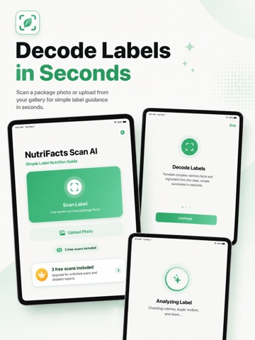 NutriFacts Scan AI iPad screenshot