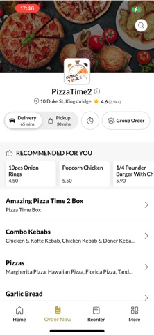 PizzaTime2 iPhone screenshot