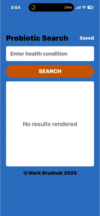 Probiotic Search screenshot 1