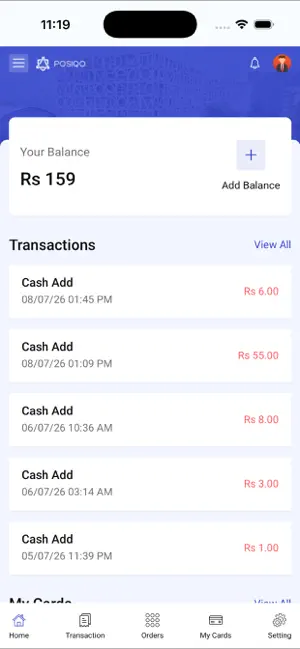POSIQO Card screenshot 1