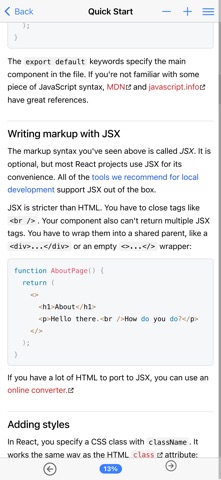 React Handbook Screenshot 2 of 5