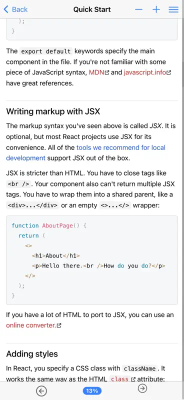 React Handbook screenshot 2 of 5