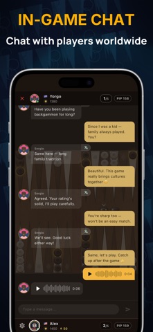Online Backgammon iPhone screenshot