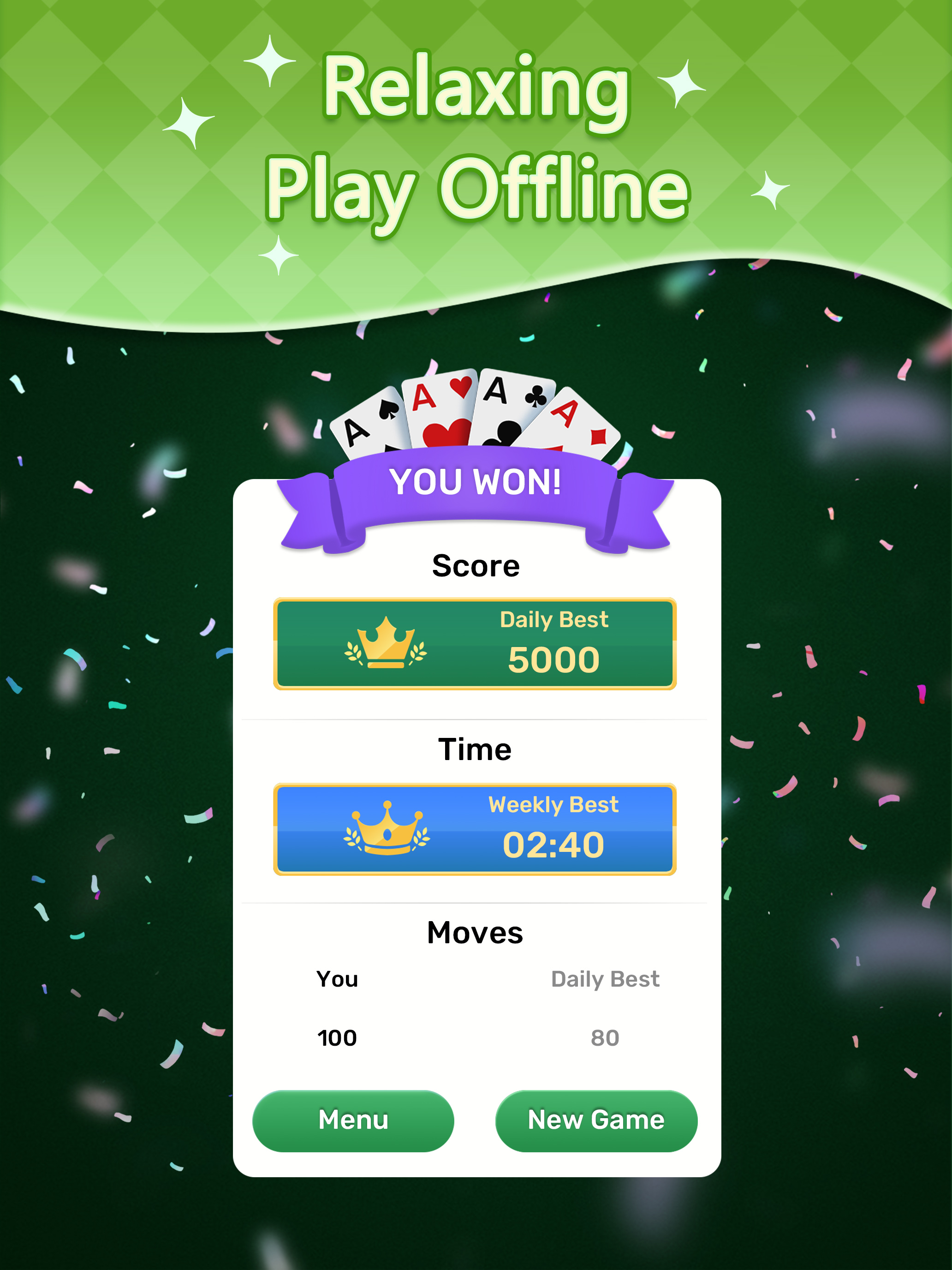 Solitaire Lite - Big Card screenshot 8