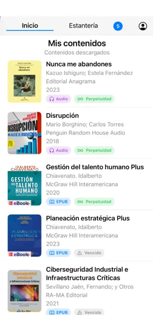 Spiral Reader MI screenshot 2