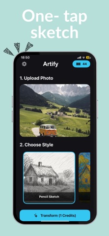 Photo To Sketch -Artify screenshot