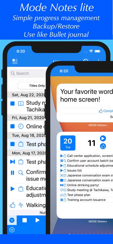MODE Notes lite : Local notes - Lifestyle App | MWM