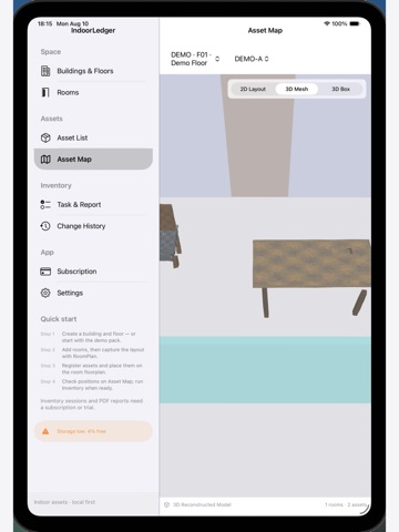 App screenshot