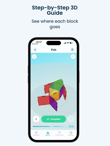 MagneticBlox: 3D Block Builder iPad screenshot 6