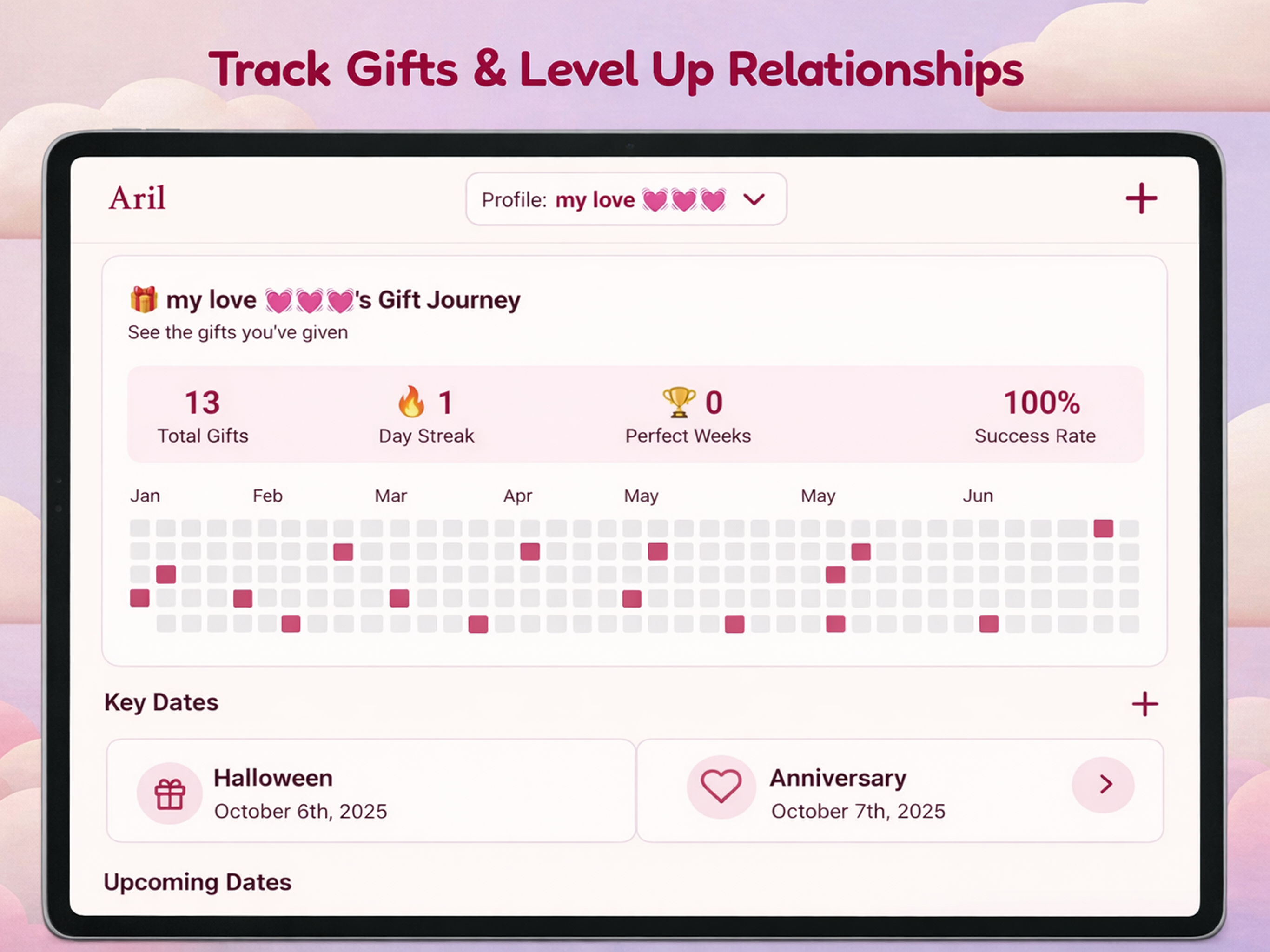 Gift Tracker & Ideas - Aril AI