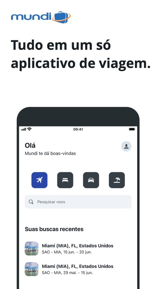 Mundi: Voos, Hotéis e Carros - 234.0.0 - (iOS)