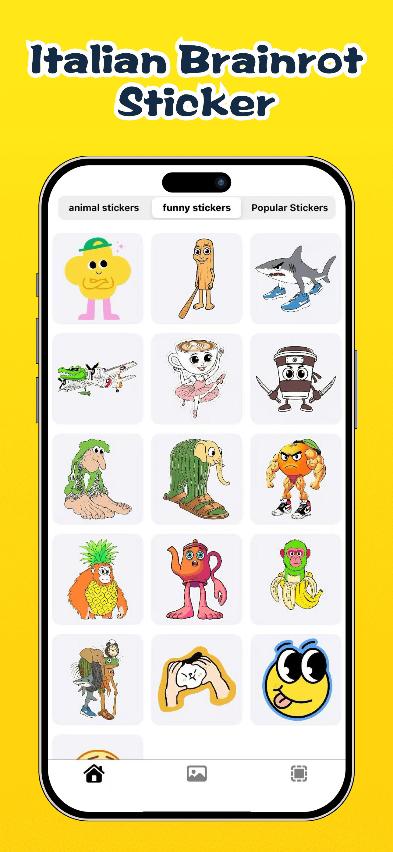 Sticker Lens: Meme Brainrot
