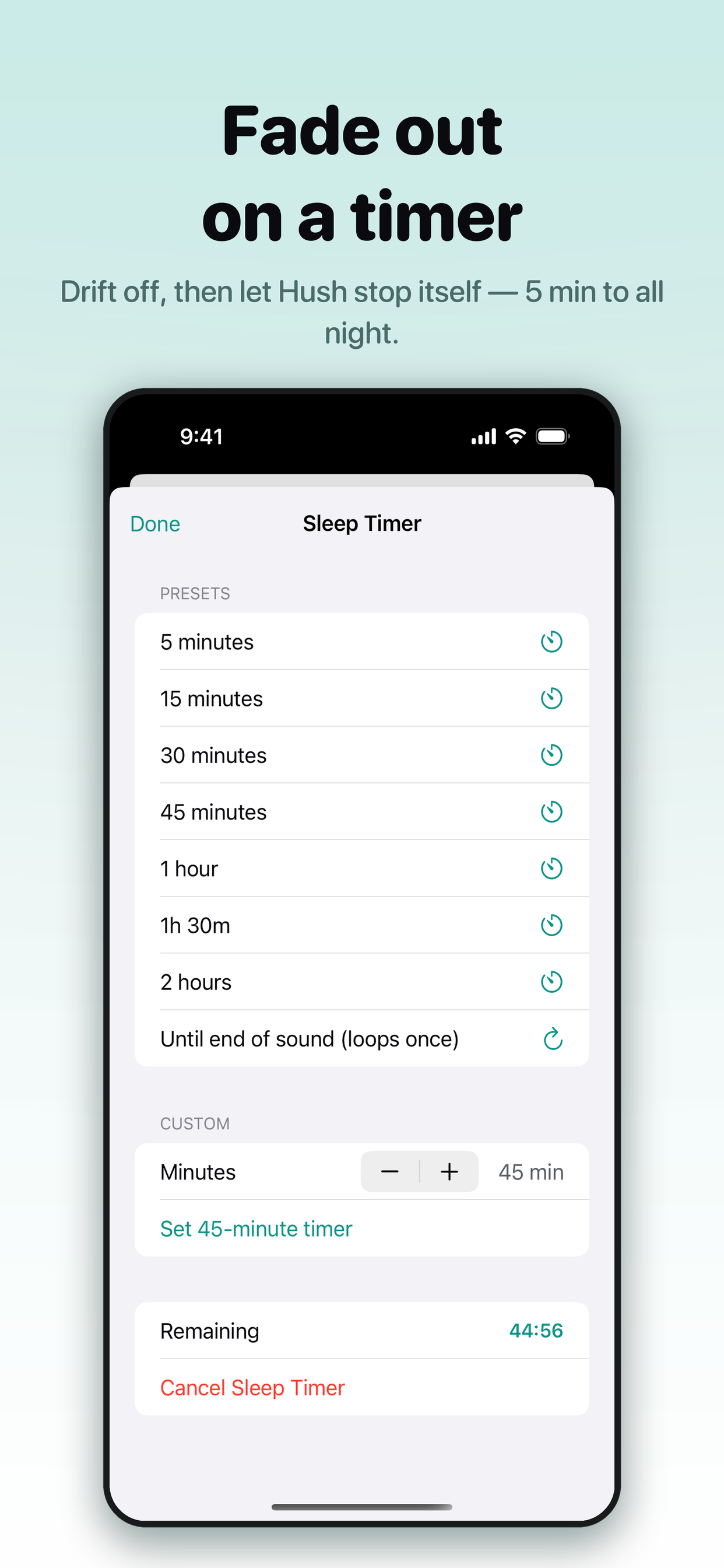 Hush: Sleep Sounds & Calm screenshot 3