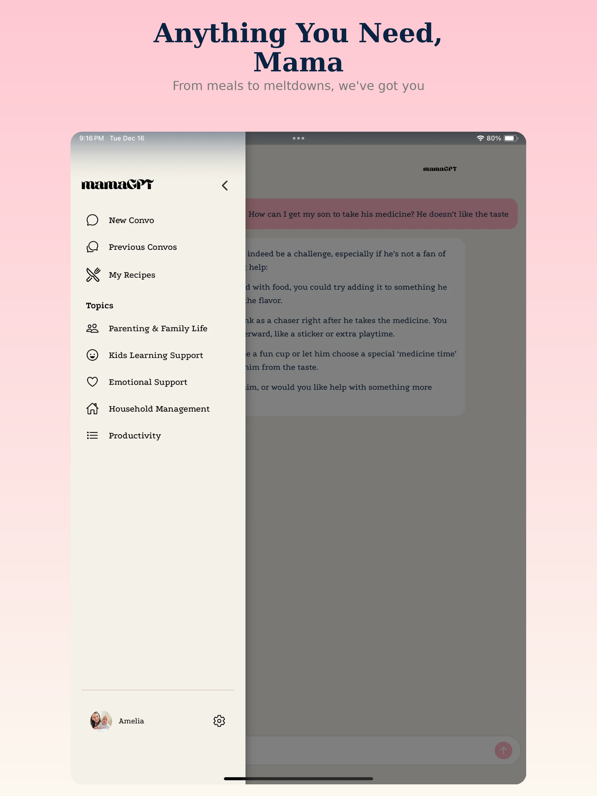 mamaGPT: AI Mom Assistant