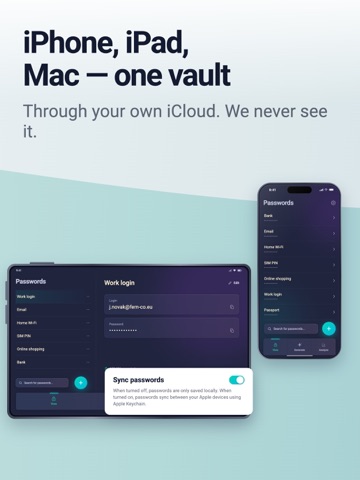 Passkeep - Password Keeper iPad screenshot