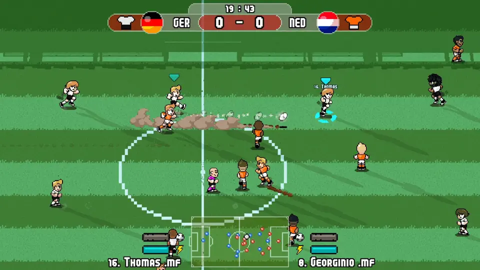 Captura de pantalla de Pixel Cup Soccer - Mobile en iPhone 1