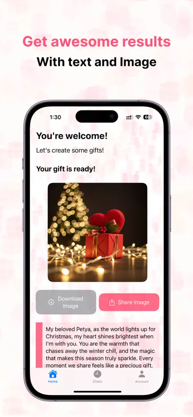 Gift Text - Create your own screenshot 2