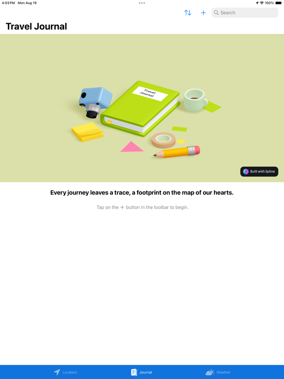 TravelTraces iPad screenshot 5 - Travel app