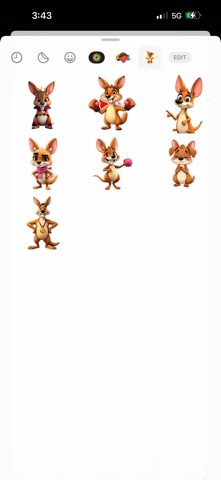 Boxer Kangaroo Stickers screenshot