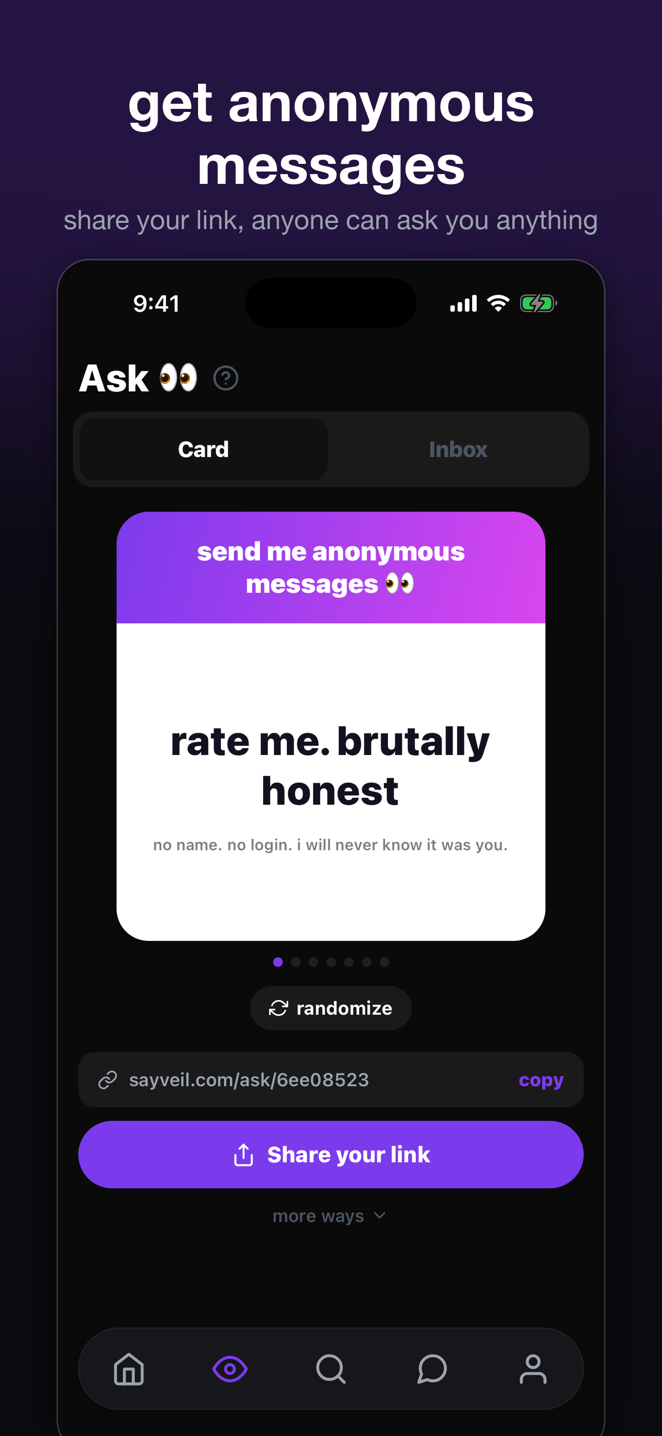 Veil: Anonymous Confessions screenshot 3