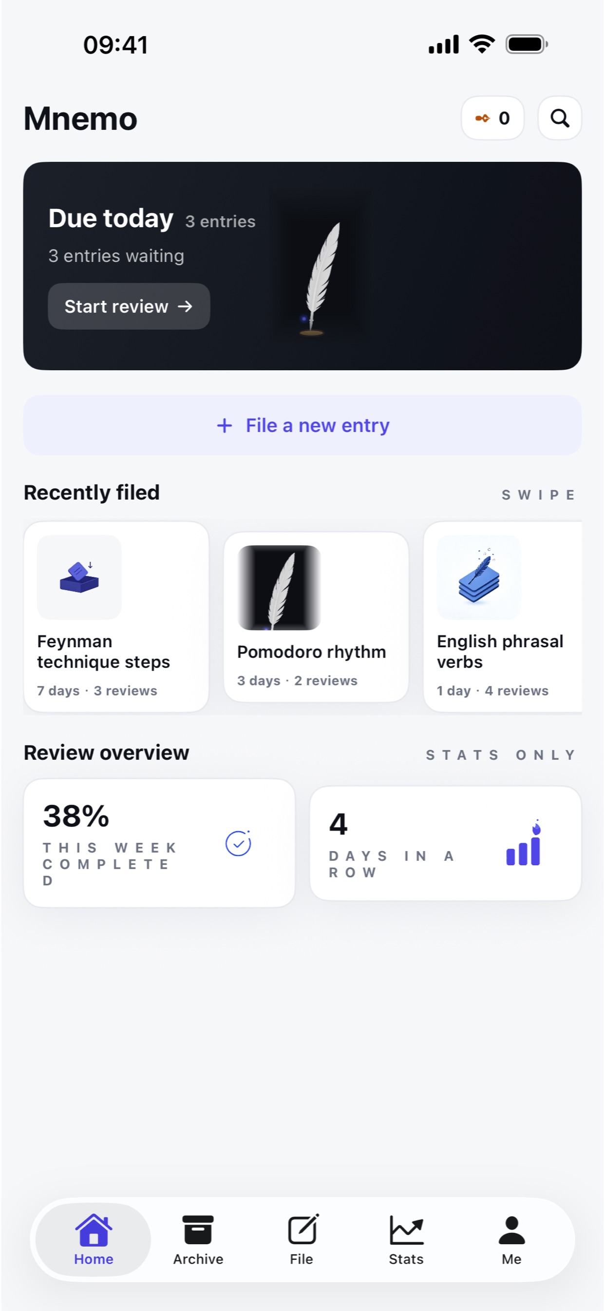Screenshot 1 of Mnemo-keep