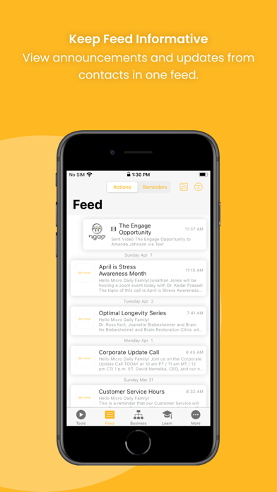 Engage-Global Screenshot