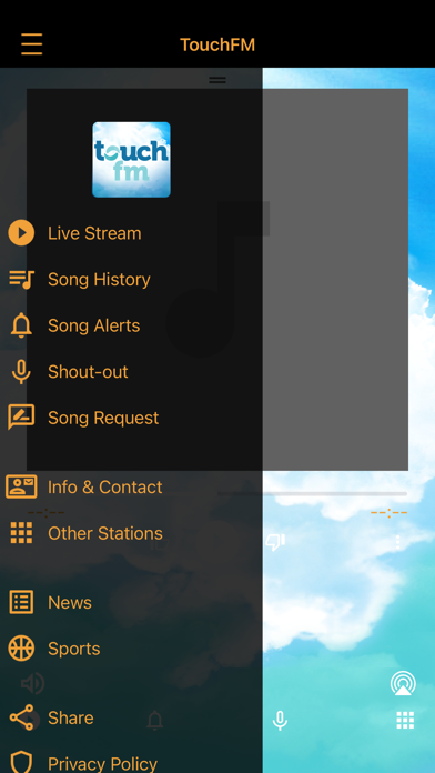 Screenshot #2 pour TouchFM Radio