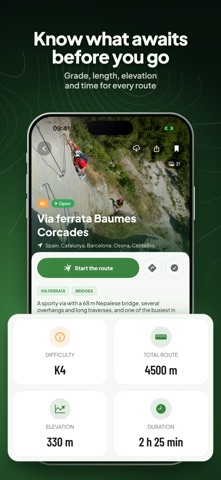 Ferrata: Via Ferrata Map screenshot 2