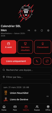 Lions de Genève screenshot