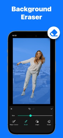 Background Eraser - iPhone screenshot