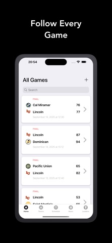 Lincoln Stats iPhone screenshot