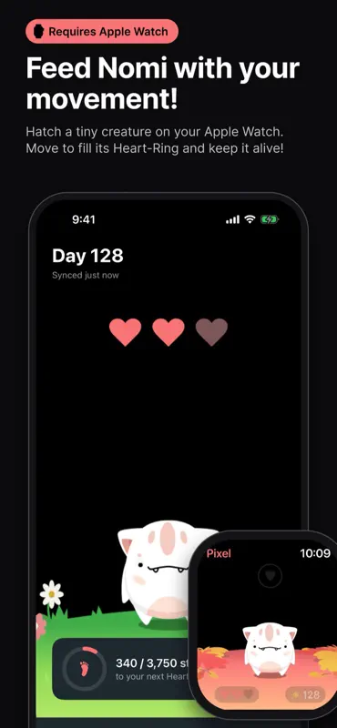 nomi | a pet for your watch screenshot 1 of 4
