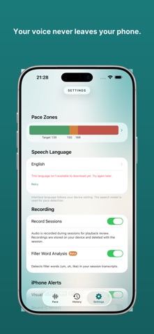 SpeechPacer Screenshot 5 of 5