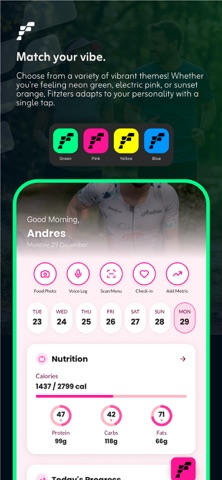 Fitzters | AI Nutrition Log screenshot
