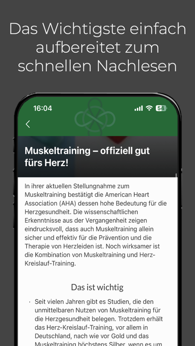Gesundheit braucht Training Screenshot