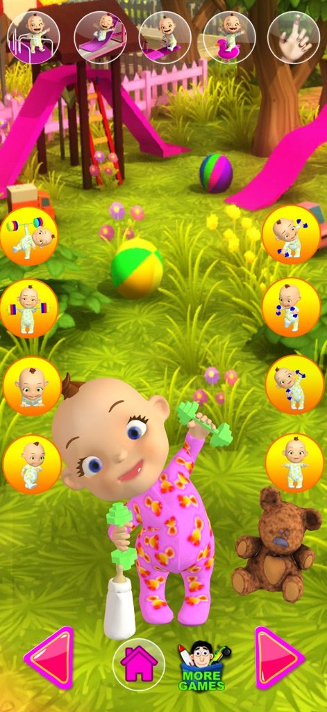 Talking Babsy Baby - Games App | MWM